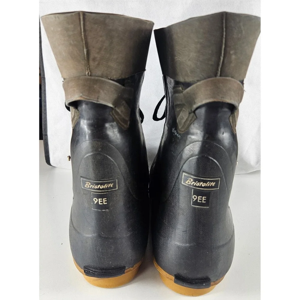 Bristolite Mickey Mouse Boots 9EE Rubber‎ Military Extreme Cold Weather w/ Valve